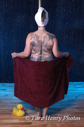 Towel Back Tattoo